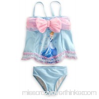 Disney Store Girls Princess Cinderella Deluxe 2-Piece Swimsuit Size Large 10 B00E354ZDG